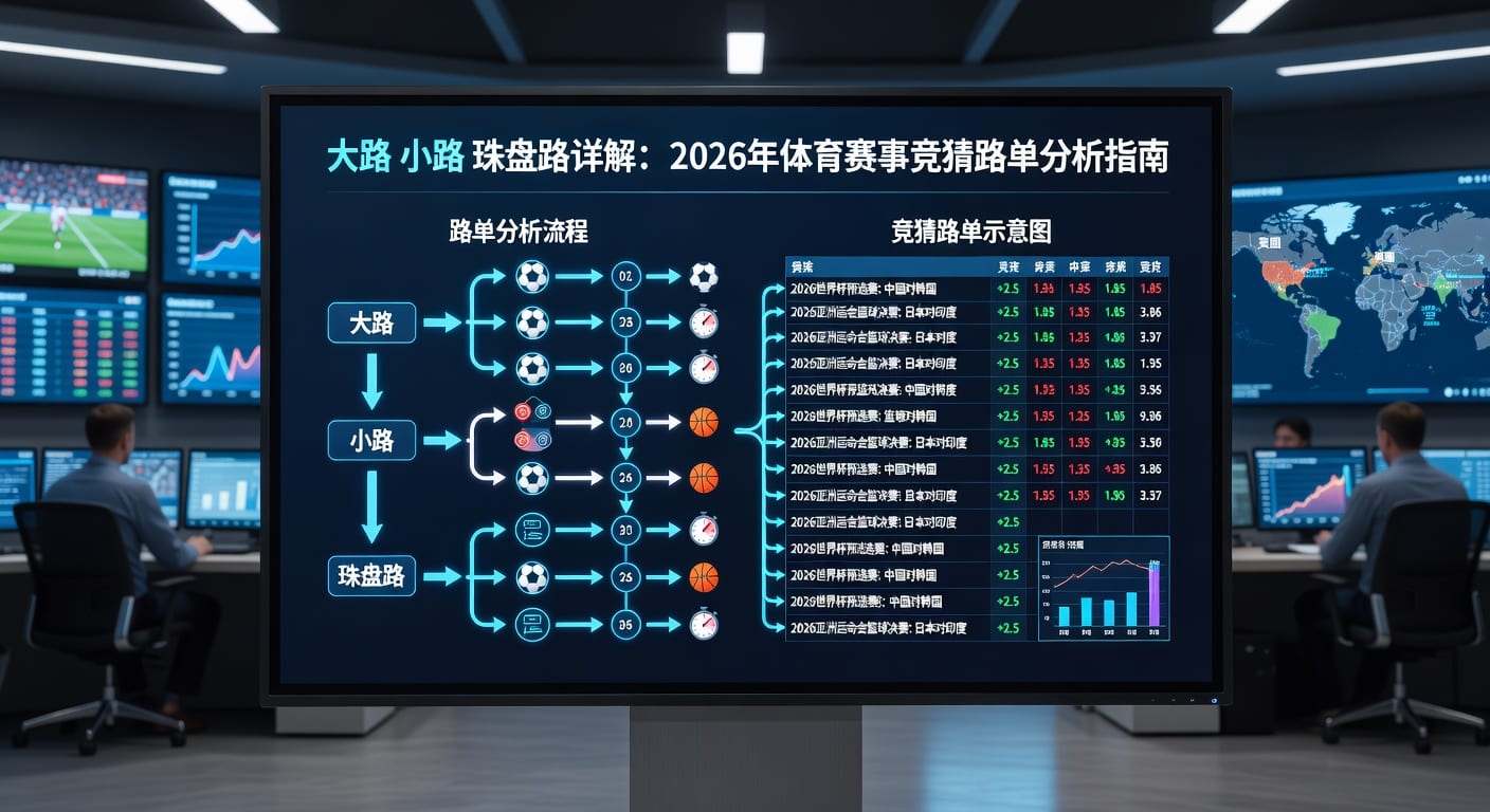 大路小路珠盘路：足球盘口深度解析与投注策略（2026年）
