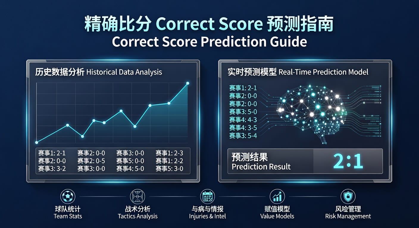 精确比分 correct score：2026年足球比分预测平台判断框架