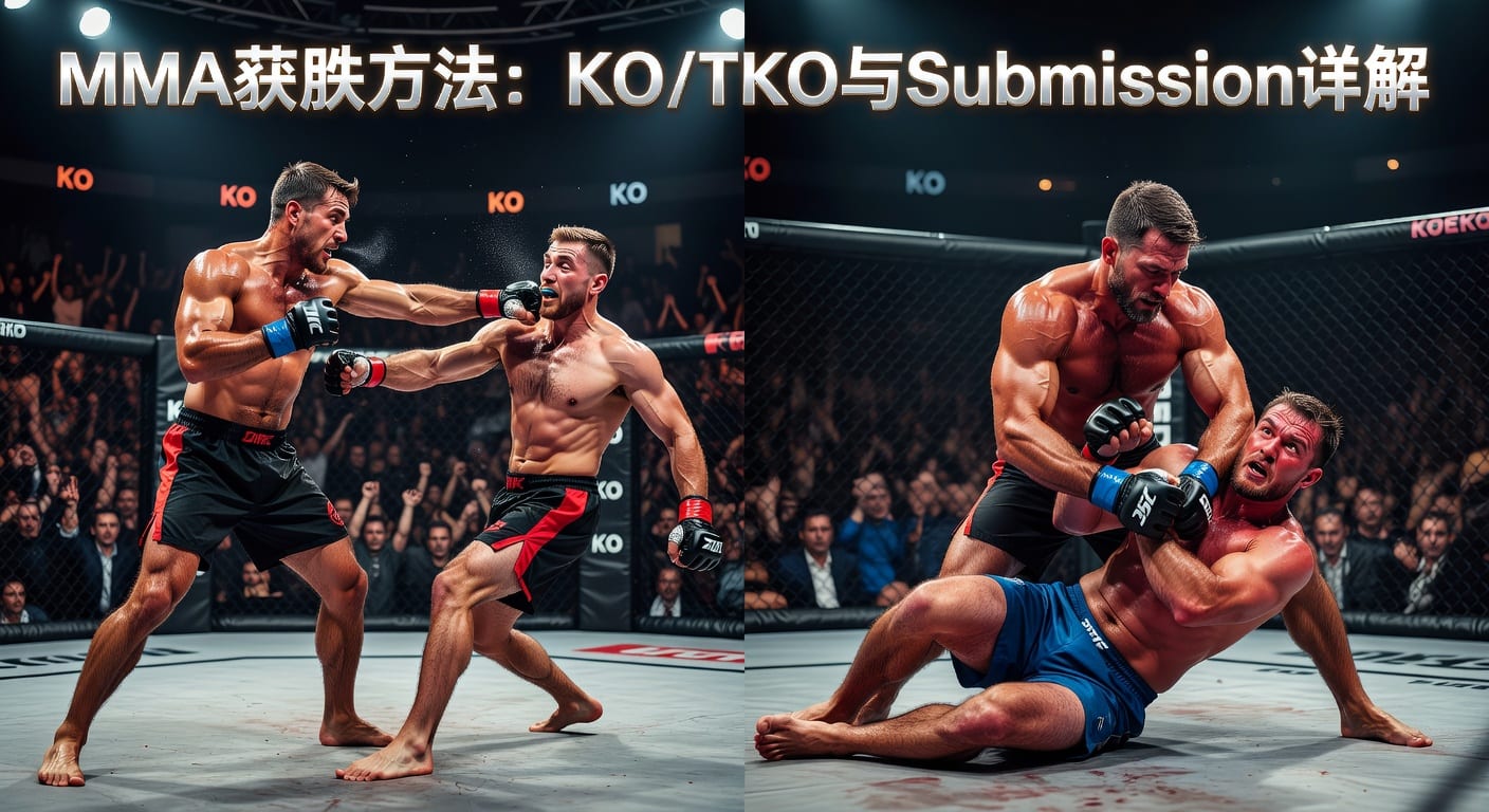 MMA方法 method of victory KO/TKO Submission：实战解析